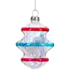 Striped Drop Ornament - 3 Colorful Stripes| Discount