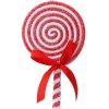 Sugared Lollipop With Bow Ornament| Outlet