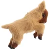 Tan and Brown Plush Baby Goat Ornament|Kurt Adler Sale