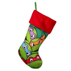 Teenage Mutant Ninja Turtles Retro Applique Christmas Stocking|Kurt Adler Best
