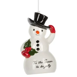 Tis the Season Snowman Bell Ornament| Clearance