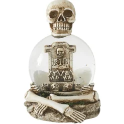 Tombstone And Skeleton Snowglobe | The Christmas Loft| New