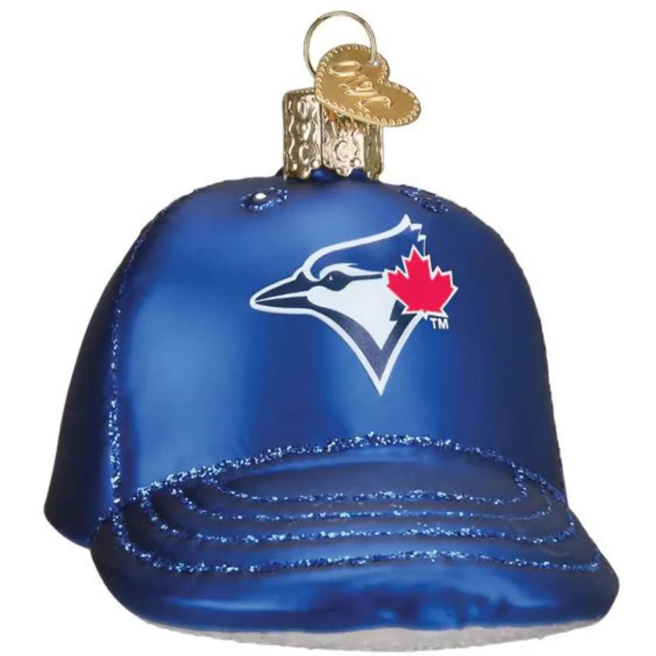 Toronto Blue Jays Baseball Cap Ornament - The Christmas Loft|Old World Glass Clearance