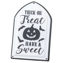 Trick Or Treat Tombstone Greeter Sign - The Christmas Loft| Discount