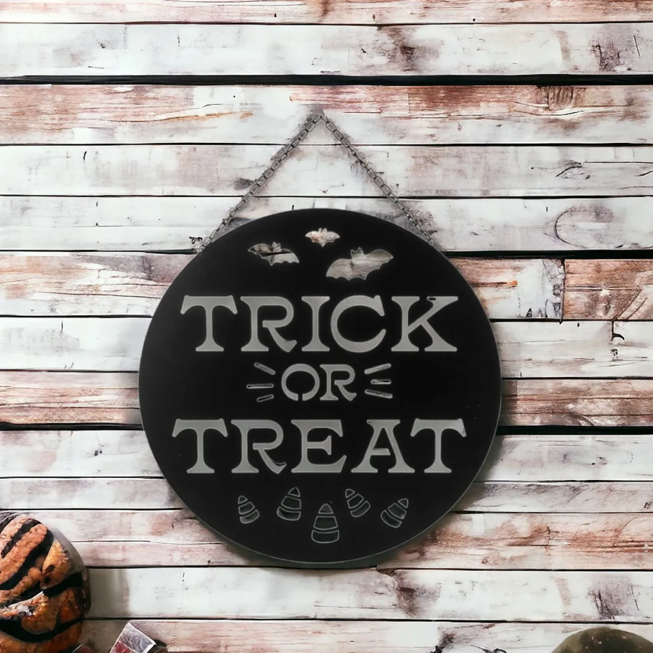 Trick or Treat Wall Decor - Halloween Sign| Sale