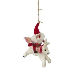 Unicorn Santa Ornament|