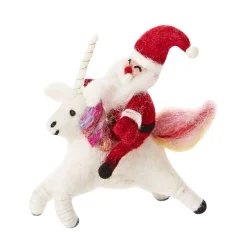 Unicorn Santa Ornament|