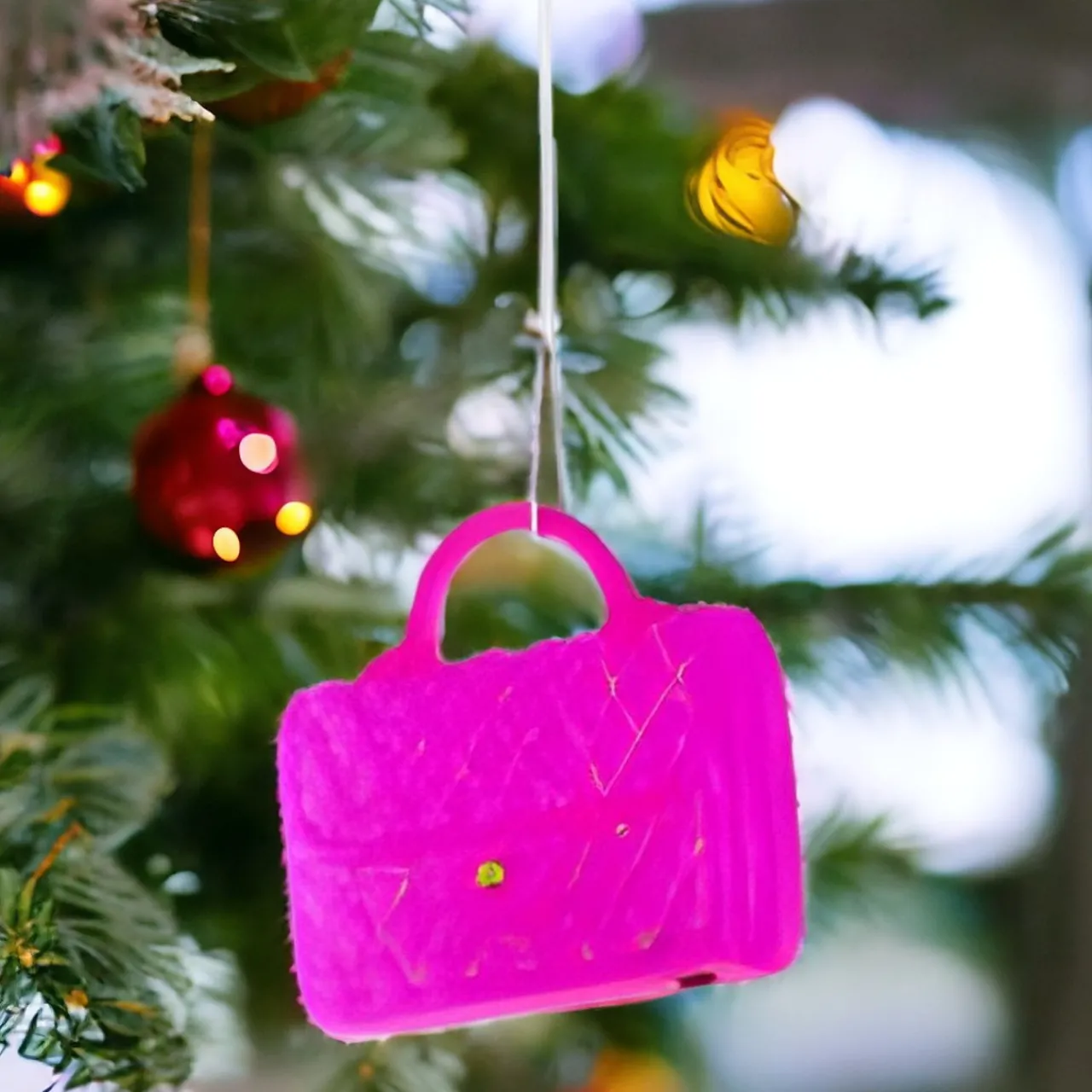 Vibrant Barbie Suitcase Ornament|Cody Foster & Co. Outlet