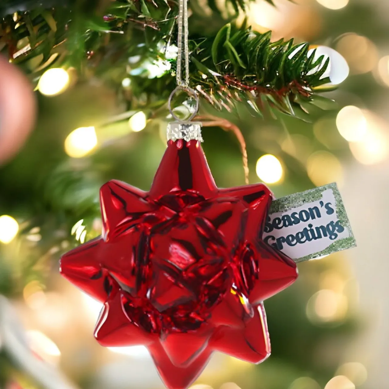 Vintage Star Bow Christmas Ornament|Cody Foster & Co. Discount