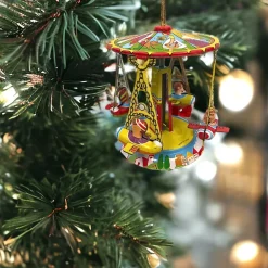 Vintage Tin Carousel Ornament| Hot
