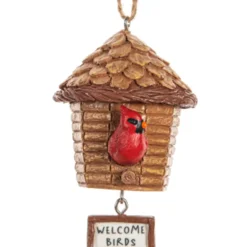 Welcome Birds Birdhouse Ornament| Best