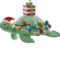 Whimsical Green Sea Turtle Ornament|Kurt Adler Sale