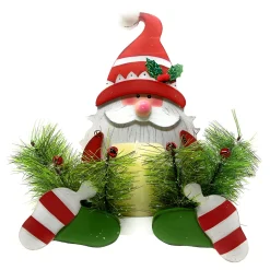 Whimsical Santa With Candle Mantle Decor| Hot