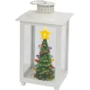 White Holiday Lit Lantern - The Christmas Loft| Outlet