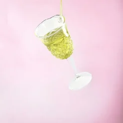 White Wine Glass Holiday Ornament|Cody Foster & Co. Discount