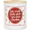 Who Needs Santa Candle with Christmas Cookie Scent| Discount
