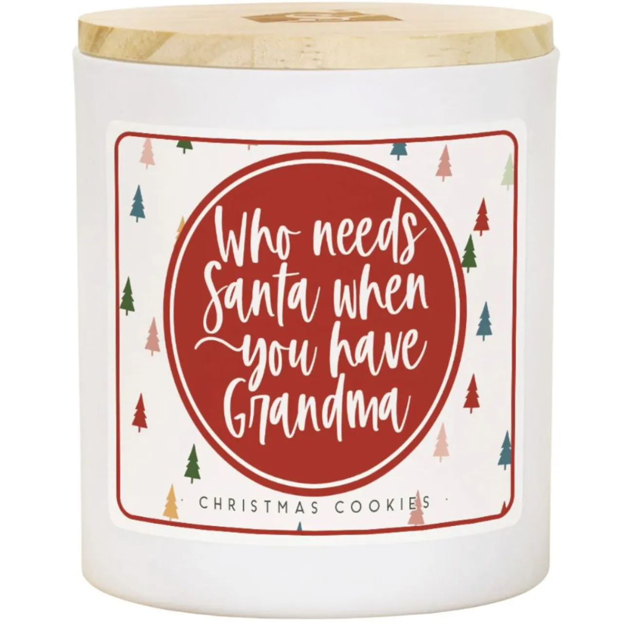 Who Needs Santa Candle with Christmas Cookie Scent| Discount
