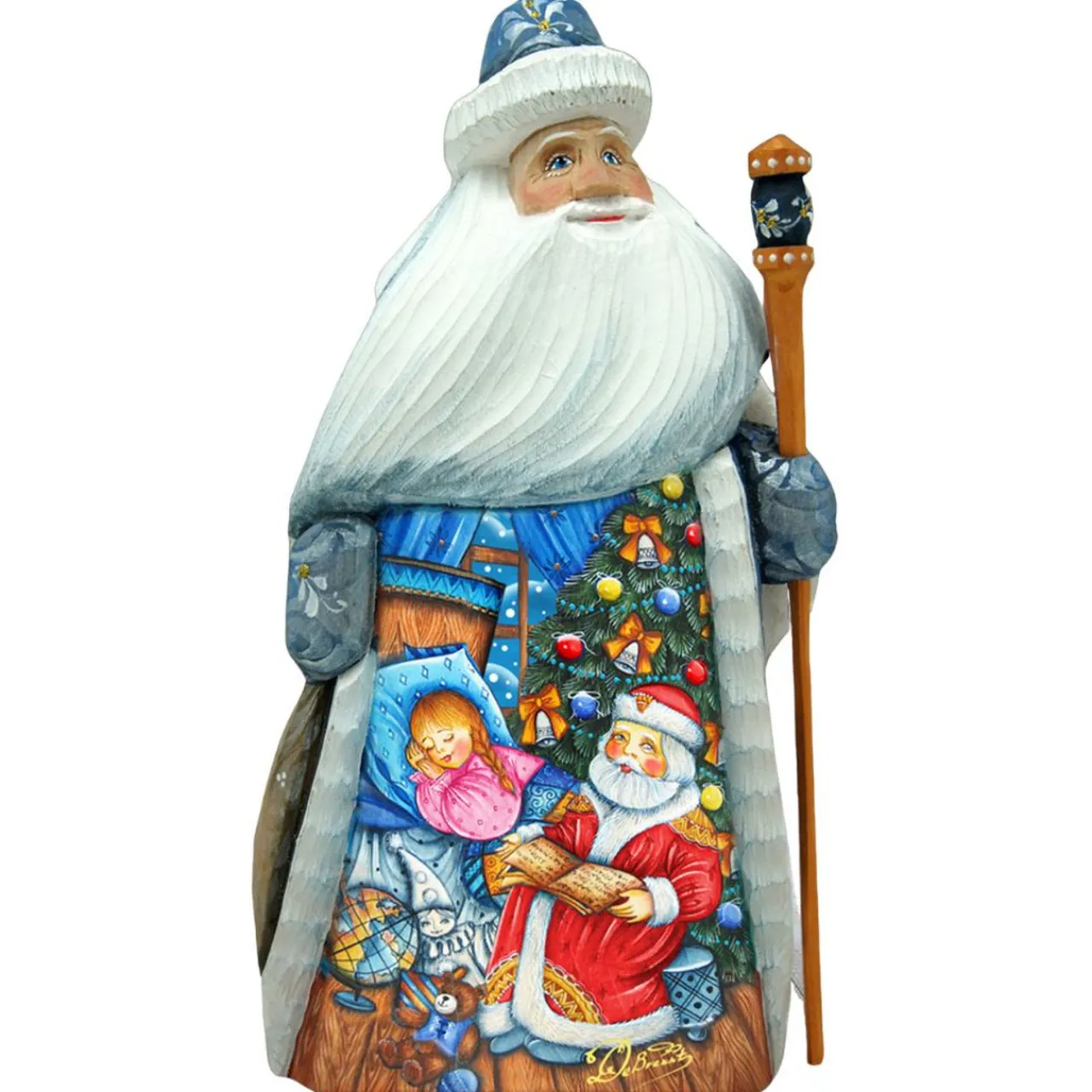 Wooden Christmas Stories Santa | The Christmas Loft|