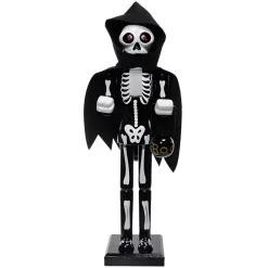 Wooden Halloween Skull Nutcracker|Kurt Adler Clearance