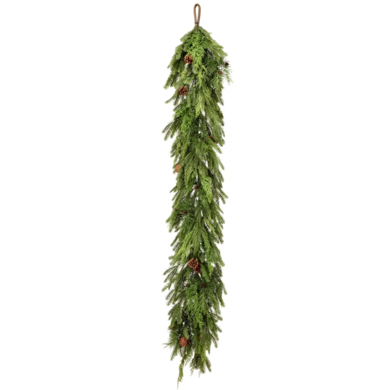 72x12 Inch Natural Touch Mix Evergreen Garland| Discount